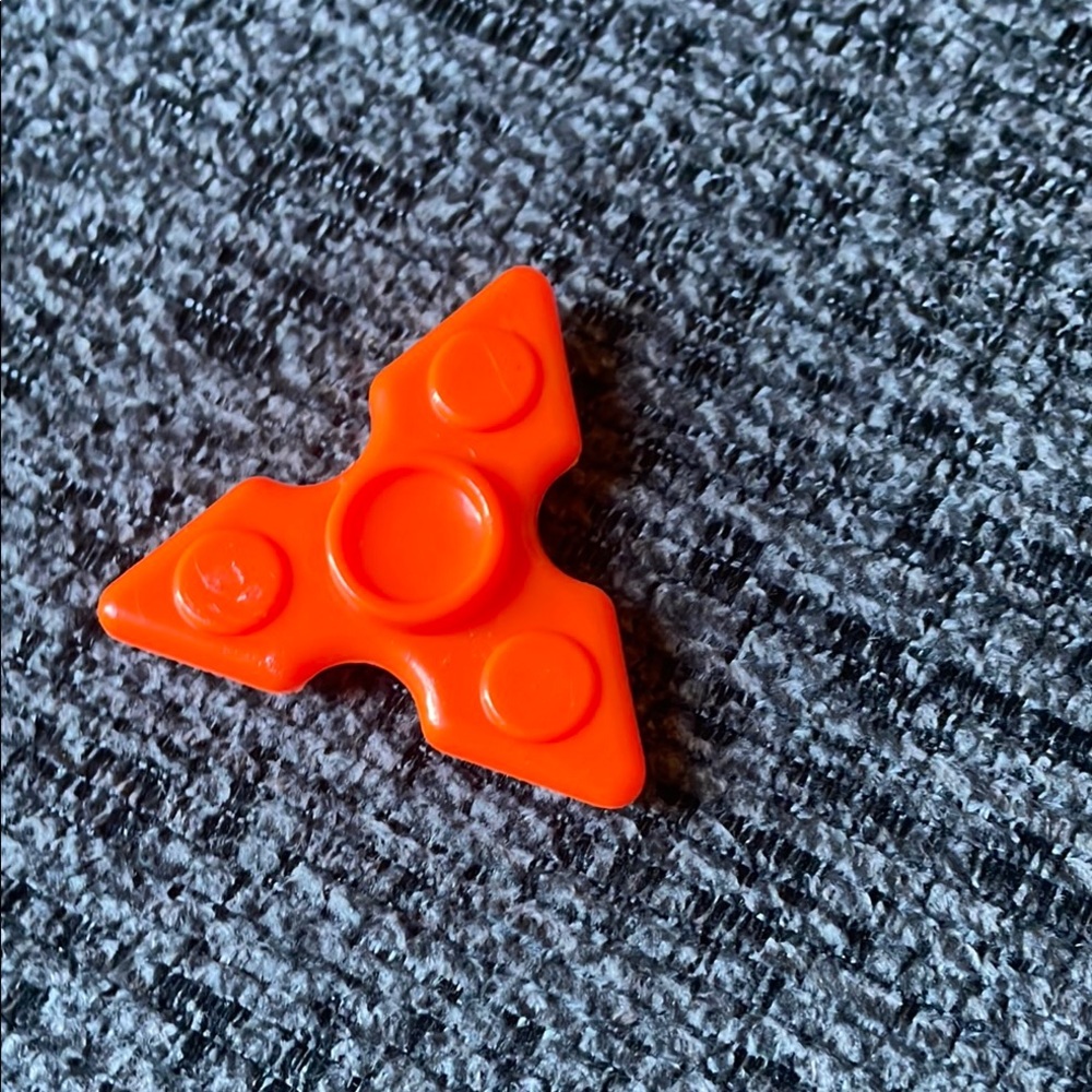 Orange Fidget Spinner Toy